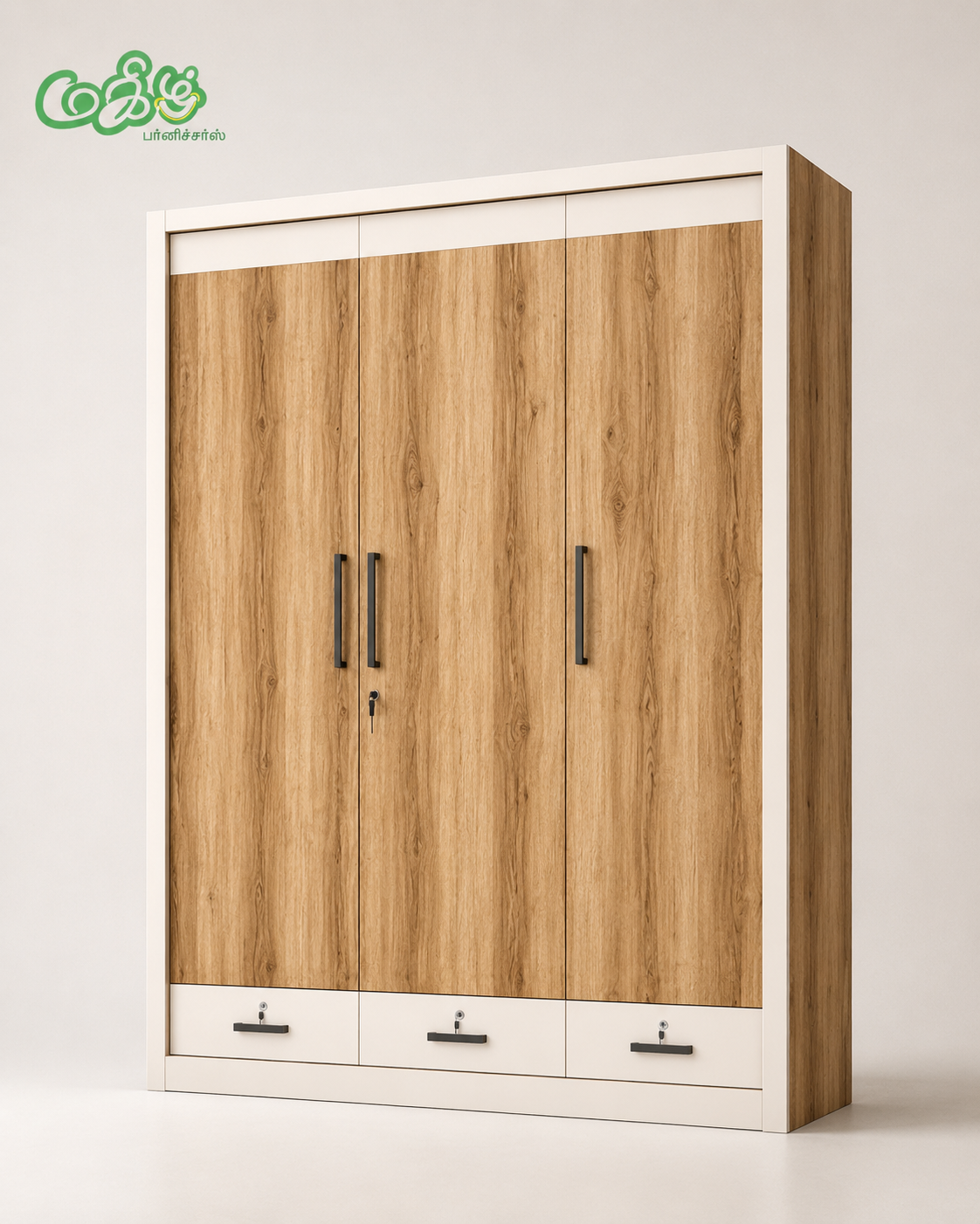 Wooden wardrobe